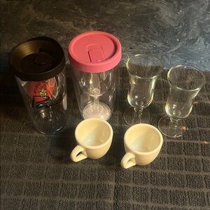 Set of Assorted Drinkware